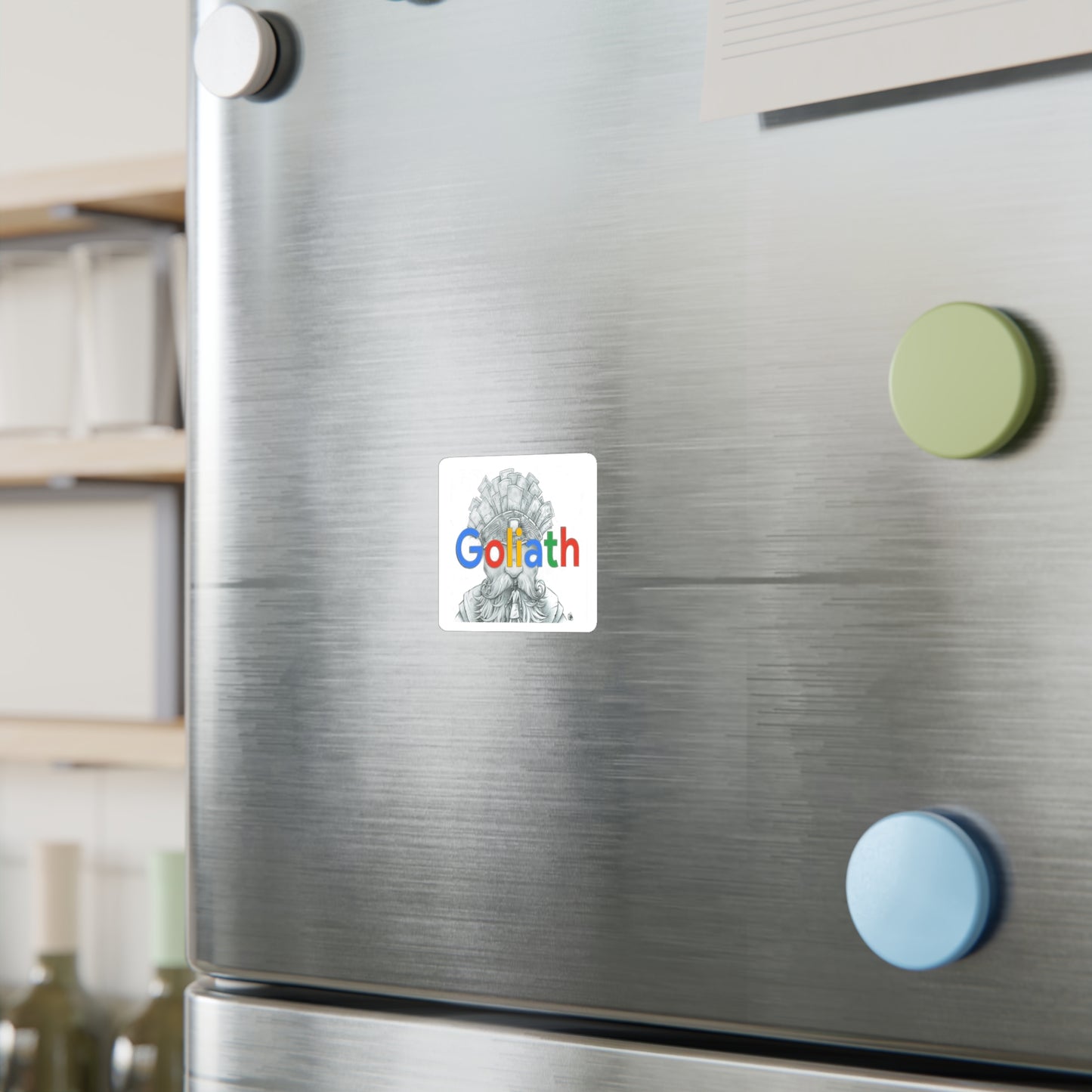Goliath Decal with Illustration
