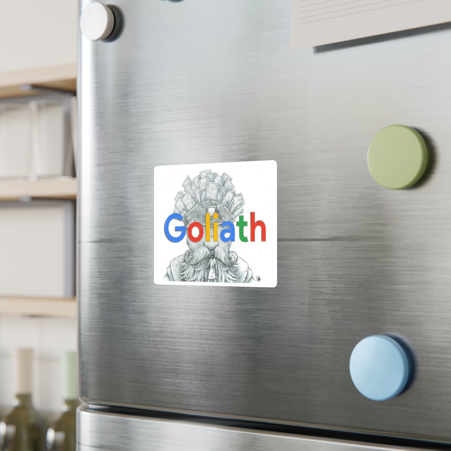 Goliath Decal with Illustration