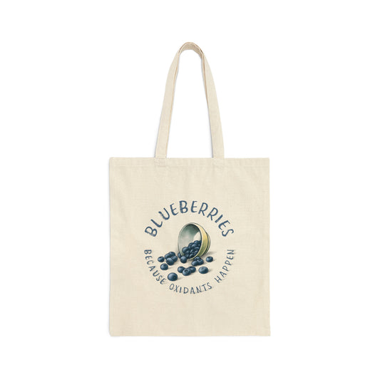 Blueberries, Because Oxidants Happen Tote