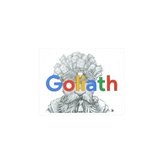 Goliath Decal with Illustration
