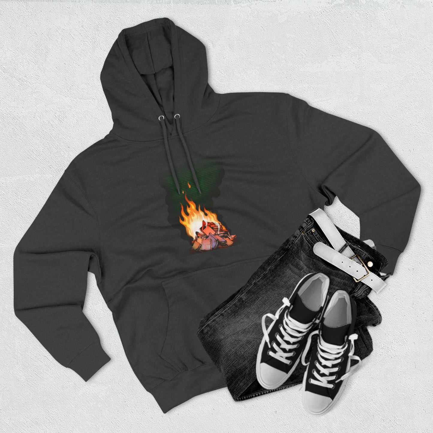 Digital Book Burning Hoodie - Unisex