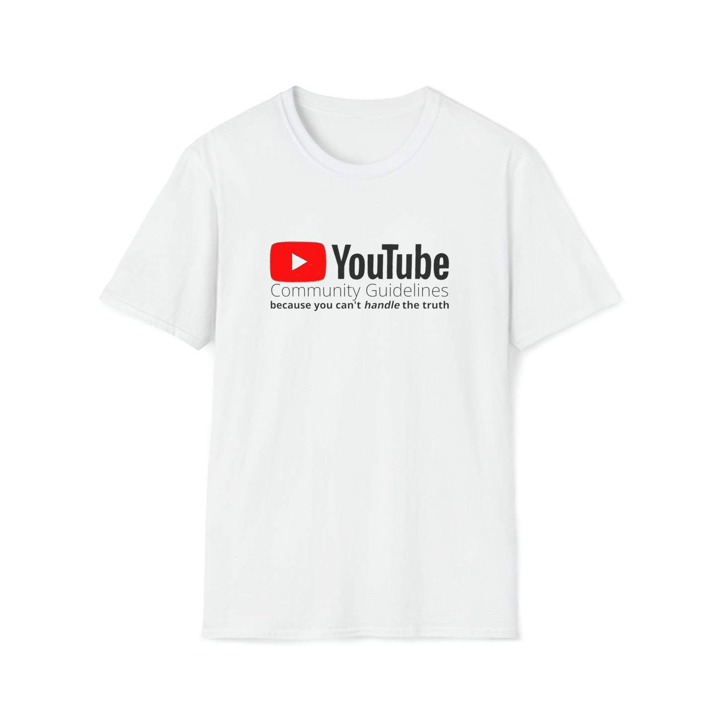 YouTube Community Guidelines T-Shirt - Unisex